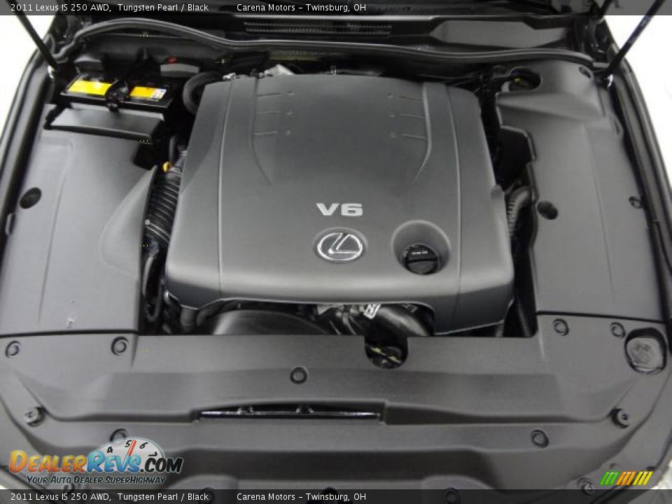 2011 Lexus IS 250 AWD Tungsten Pearl / Black Photo #15