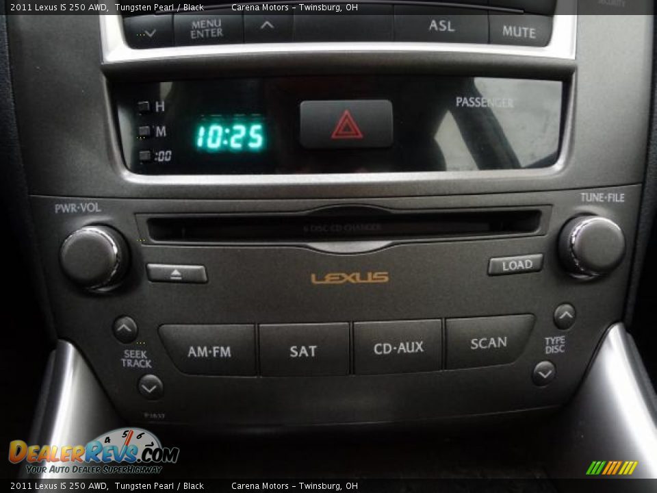 2011 Lexus IS 250 AWD Tungsten Pearl / Black Photo #17