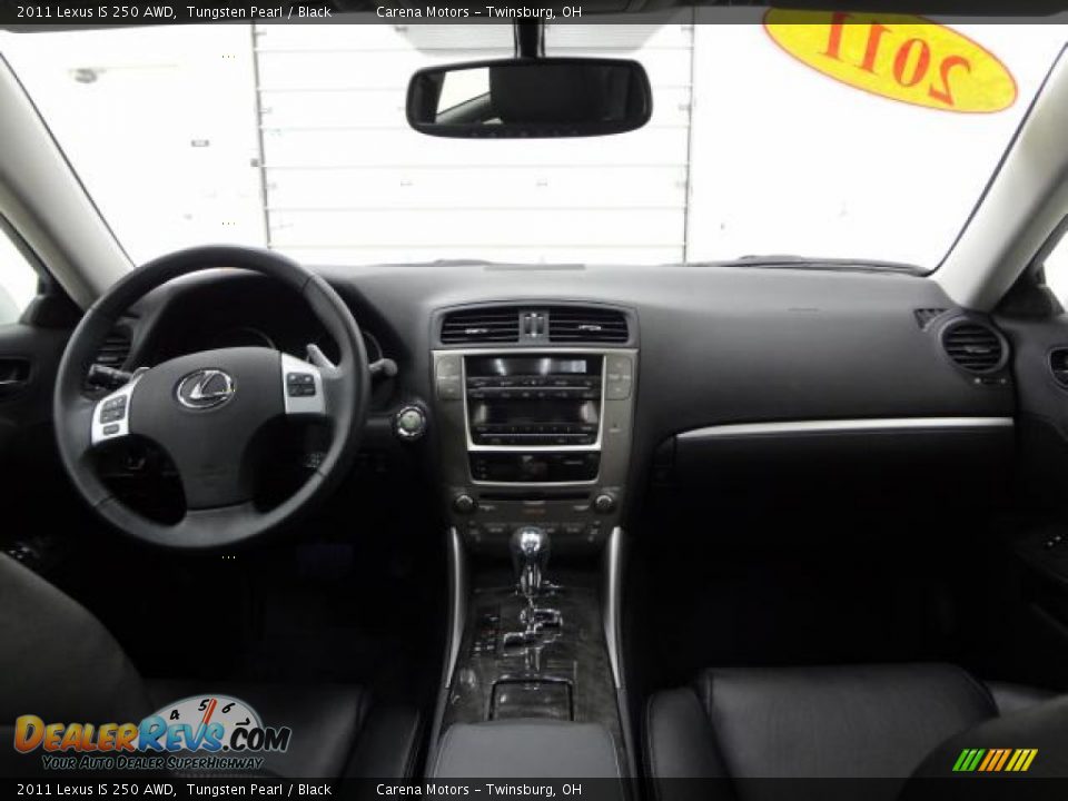 2011 Lexus IS 250 AWD Tungsten Pearl / Black Photo #36
