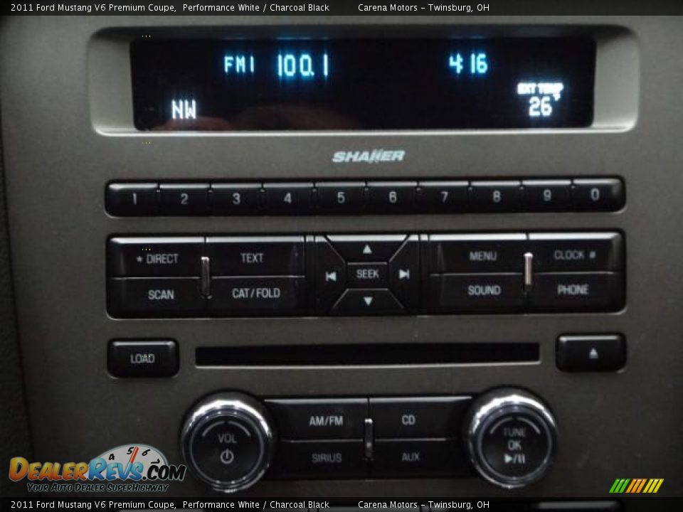 2011 Ford Mustang V6 Premium Coupe Performance White / Charcoal Black Photo #10