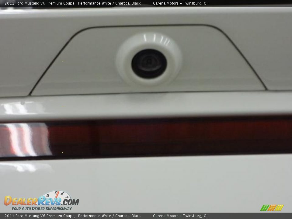2011 Ford Mustang V6 Premium Coupe Performance White / Charcoal Black Photo #13