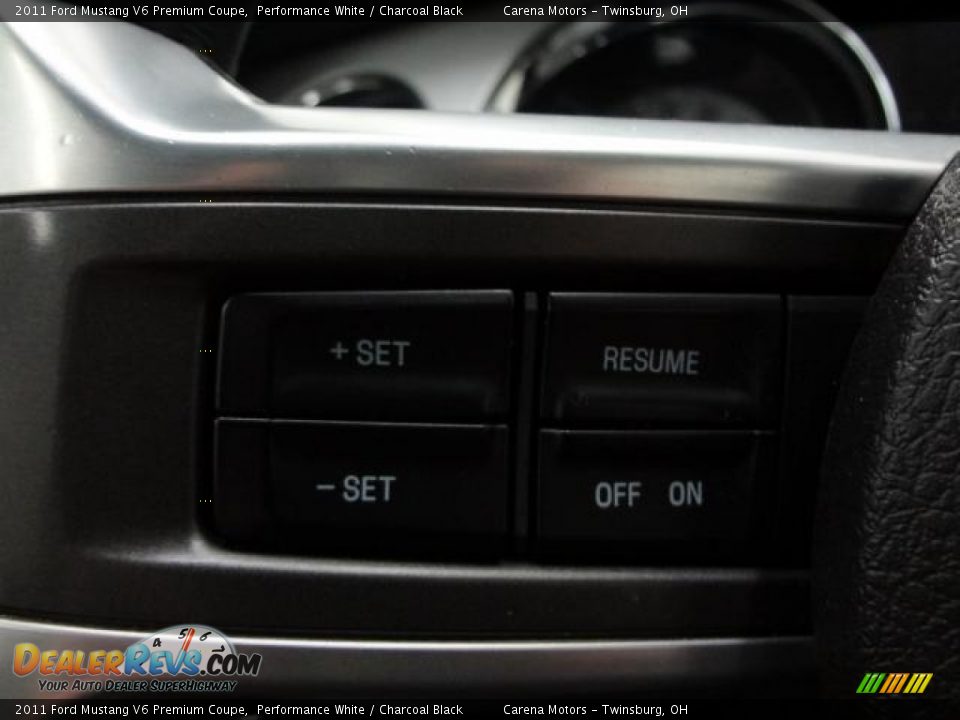 2011 Ford Mustang V6 Premium Coupe Performance White / Charcoal Black Photo #20