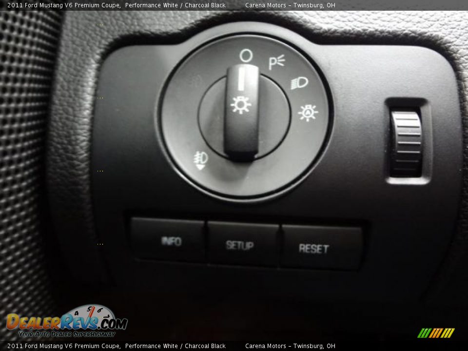 2011 Ford Mustang V6 Premium Coupe Performance White / Charcoal Black Photo #24