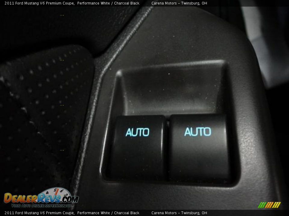 2011 Ford Mustang V6 Premium Coupe Performance White / Charcoal Black Photo #25