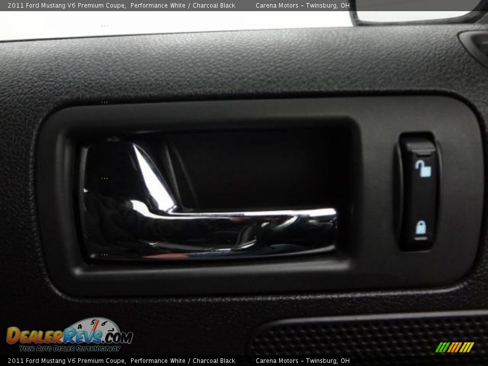 2011 Ford Mustang V6 Premium Coupe Performance White / Charcoal Black Photo #26