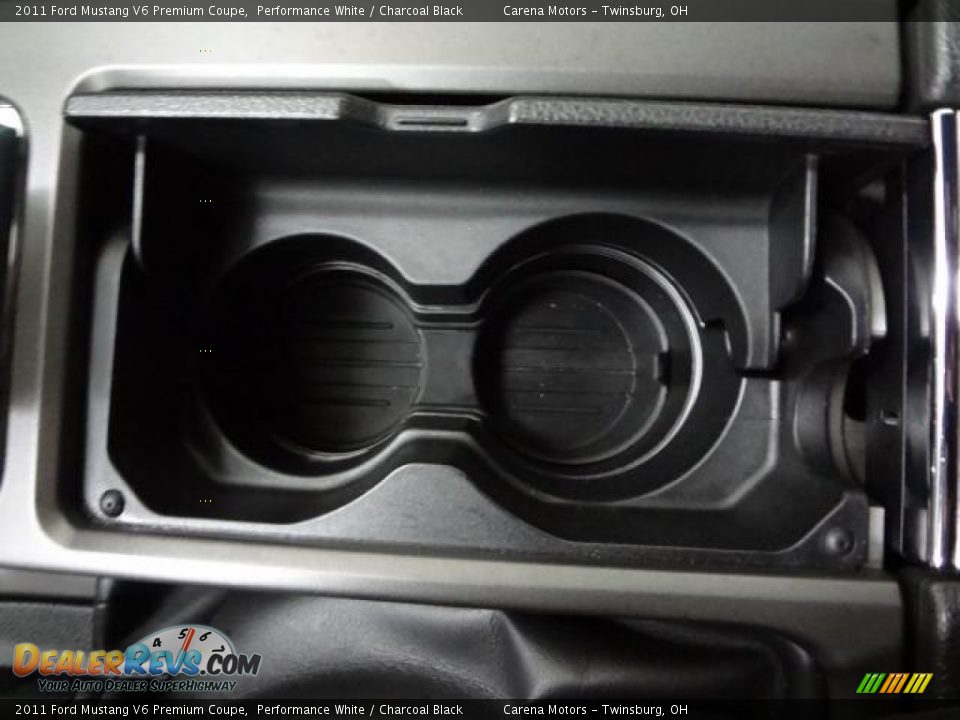 2011 Ford Mustang V6 Premium Coupe Performance White / Charcoal Black Photo #28