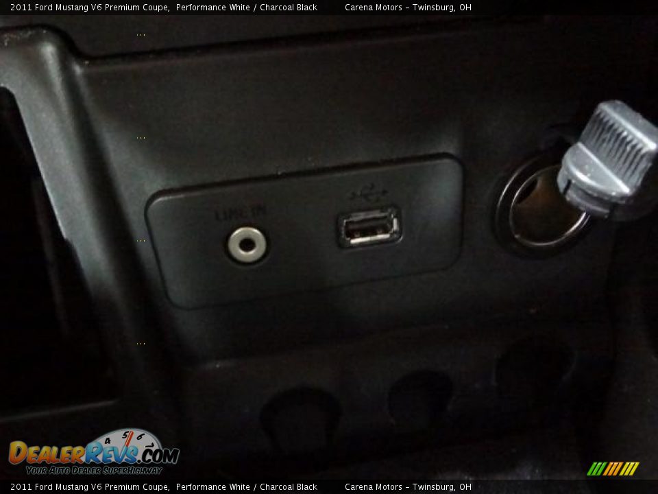 2011 Ford Mustang V6 Premium Coupe Performance White / Charcoal Black Photo #29