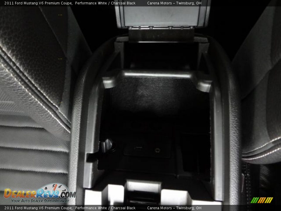 2011 Ford Mustang V6 Premium Coupe Performance White / Charcoal Black Photo #30