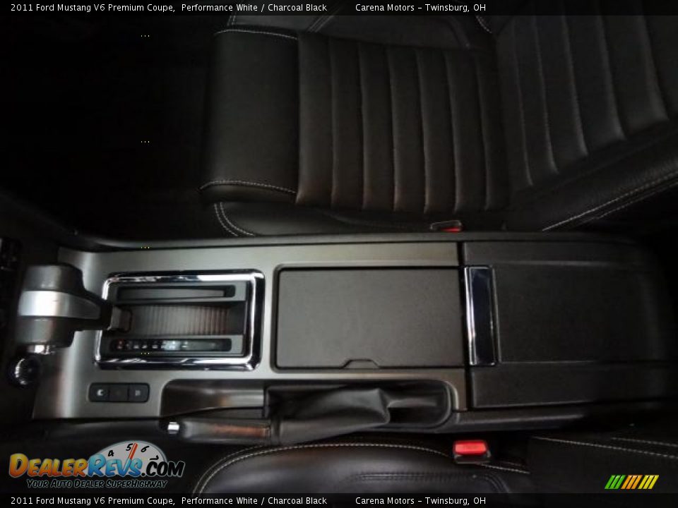 2011 Ford Mustang V6 Premium Coupe Performance White / Charcoal Black Photo #31