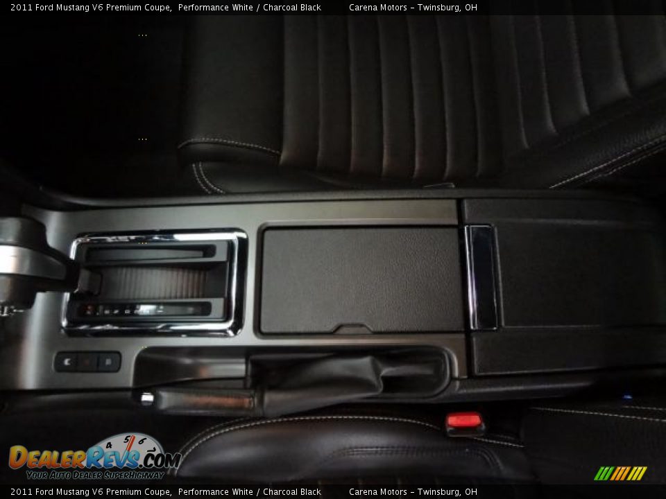 2011 Ford Mustang V6 Premium Coupe Performance White / Charcoal Black Photo #32