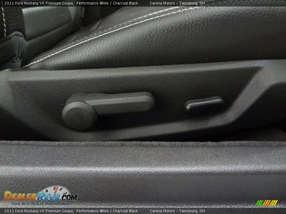 2011 Ford Mustang V6 Premium Coupe Performance White / Charcoal Black Photo #36