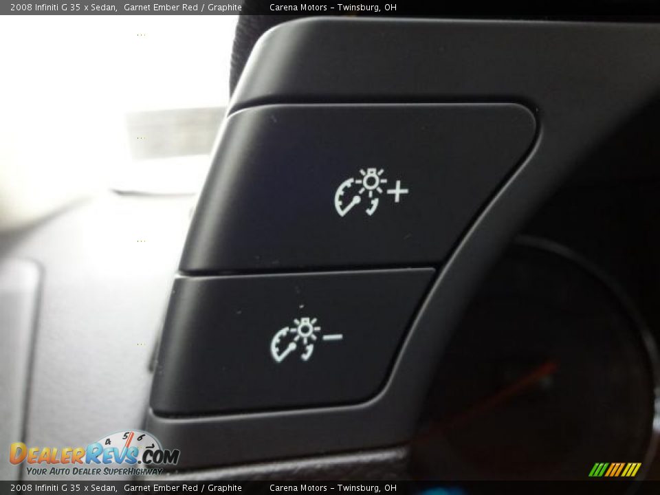 2008 Infiniti G 35 x Sedan Garnet Ember Red / Graphite Photo #18