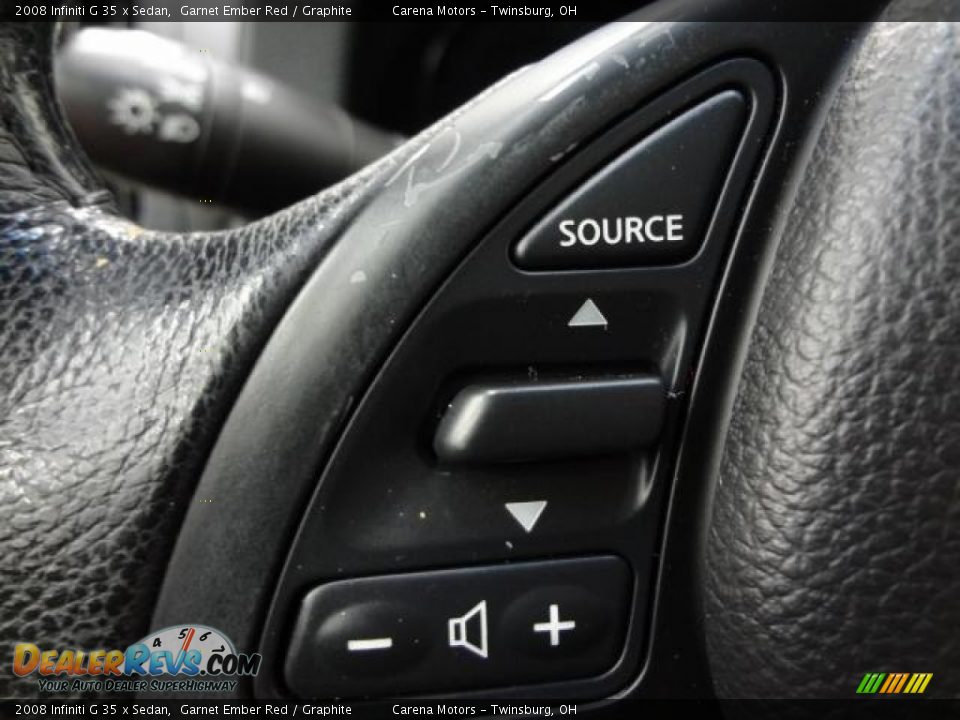 2008 Infiniti G 35 x Sedan Garnet Ember Red / Graphite Photo #21