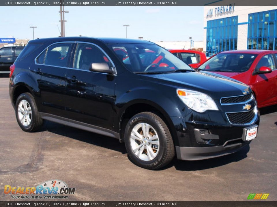2010 Chevrolet Equinox LS Black / Jet Black/Light Titanium Photo #2