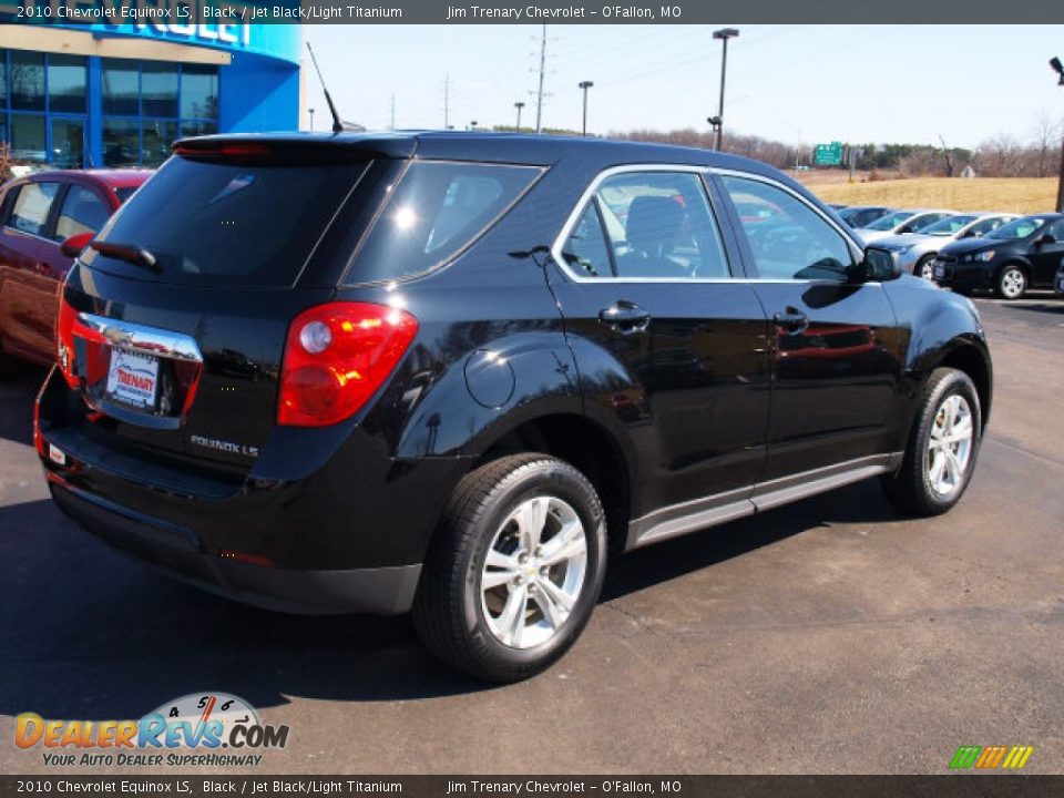 2010 Chevrolet Equinox LS Black / Jet Black/Light Titanium Photo #3
