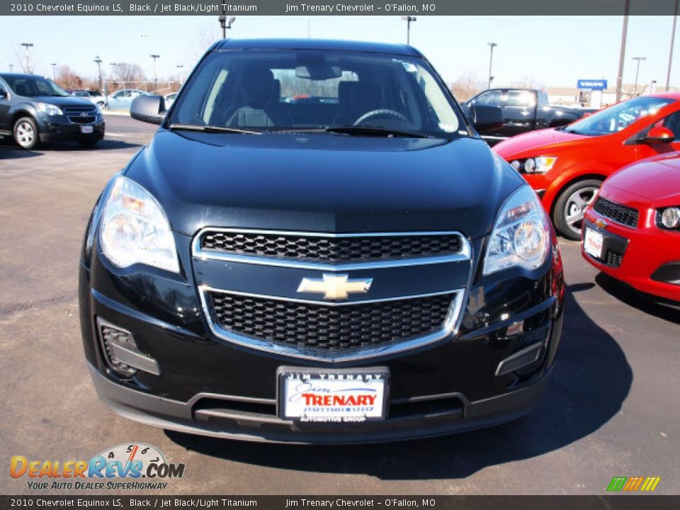 2010 Chevrolet Equinox LS Black / Jet Black/Light Titanium Photo #8