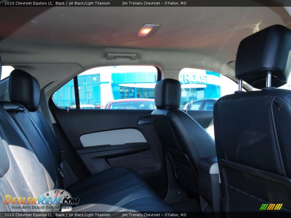 2010 Chevrolet Equinox LS Black / Jet Black/Light Titanium Photo #9