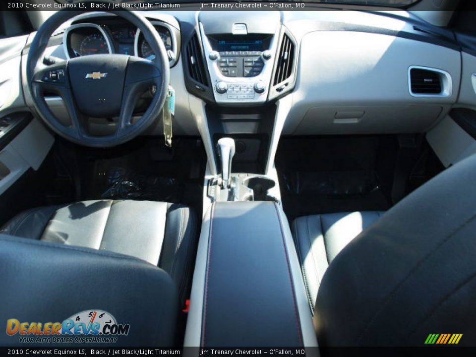 2010 Chevrolet Equinox LS Black / Jet Black/Light Titanium Photo #10