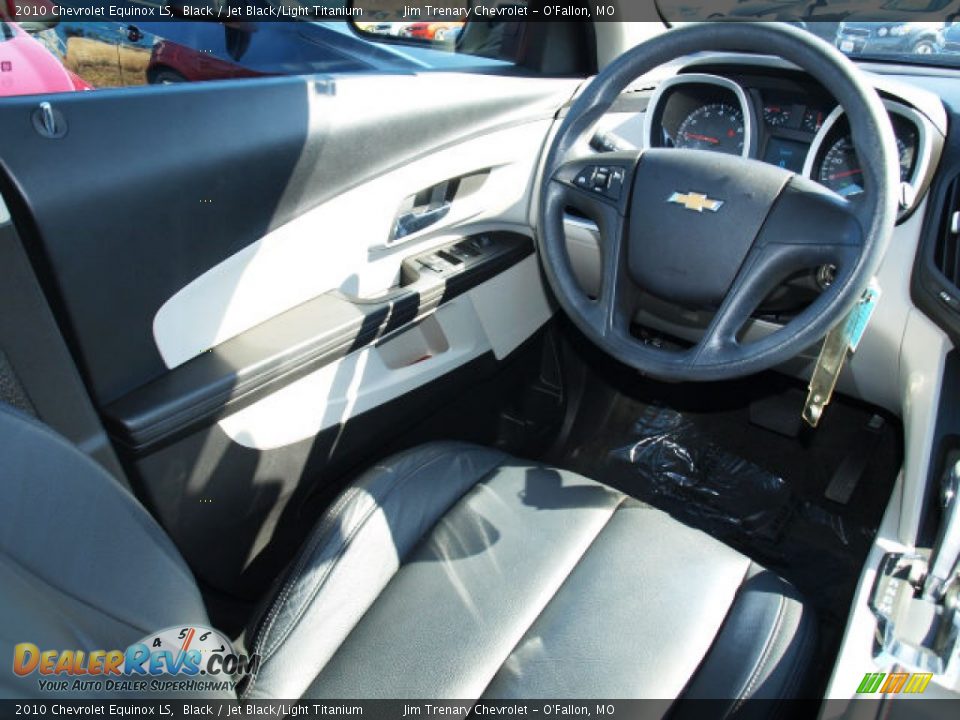 2010 Chevrolet Equinox LS Black / Jet Black/Light Titanium Photo #11