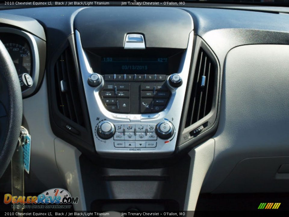 2010 Chevrolet Equinox LS Black / Jet Black/Light Titanium Photo #12
