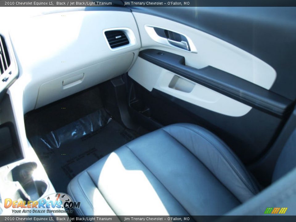 2010 Chevrolet Equinox LS Black / Jet Black/Light Titanium Photo #13