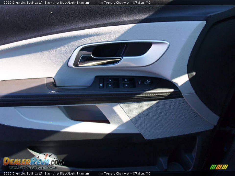 2010 Chevrolet Equinox LS Black / Jet Black/Light Titanium Photo #15