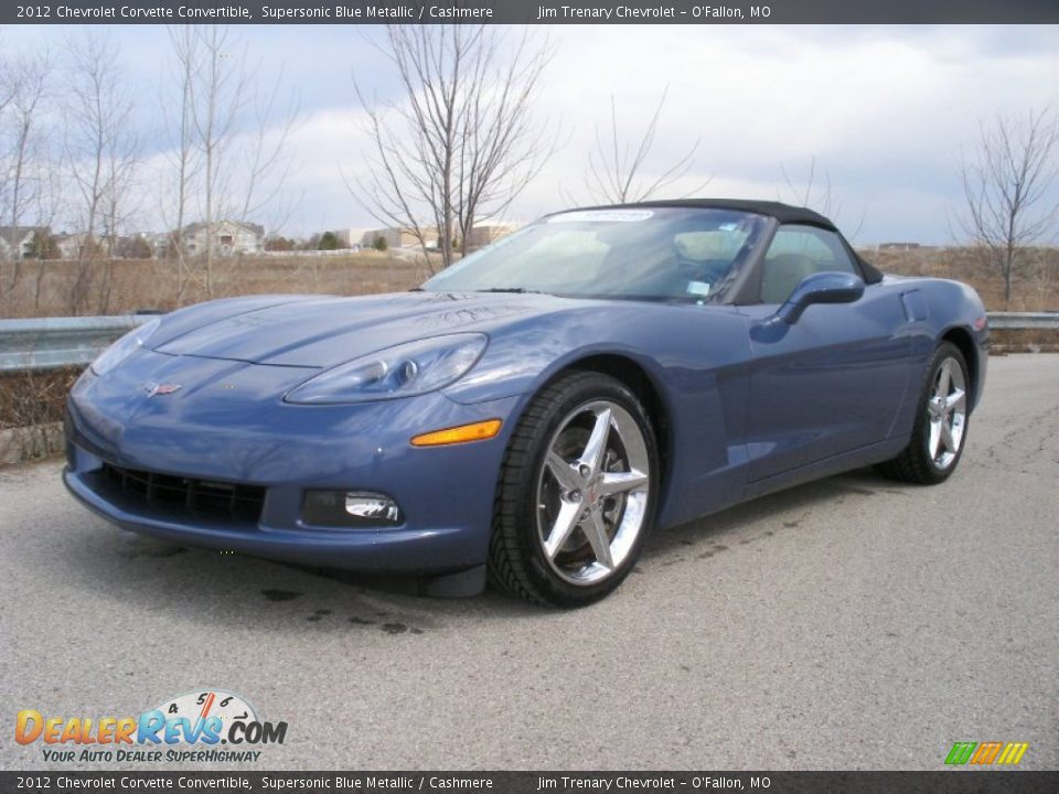 2012 Chevrolet Corvette Convertible Supersonic Blue Metallic / Cashmere Photo #5