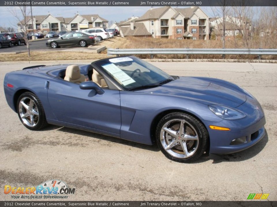 Supersonic Blue Metallic 2012 Chevrolet Corvette Convertible Photo #6