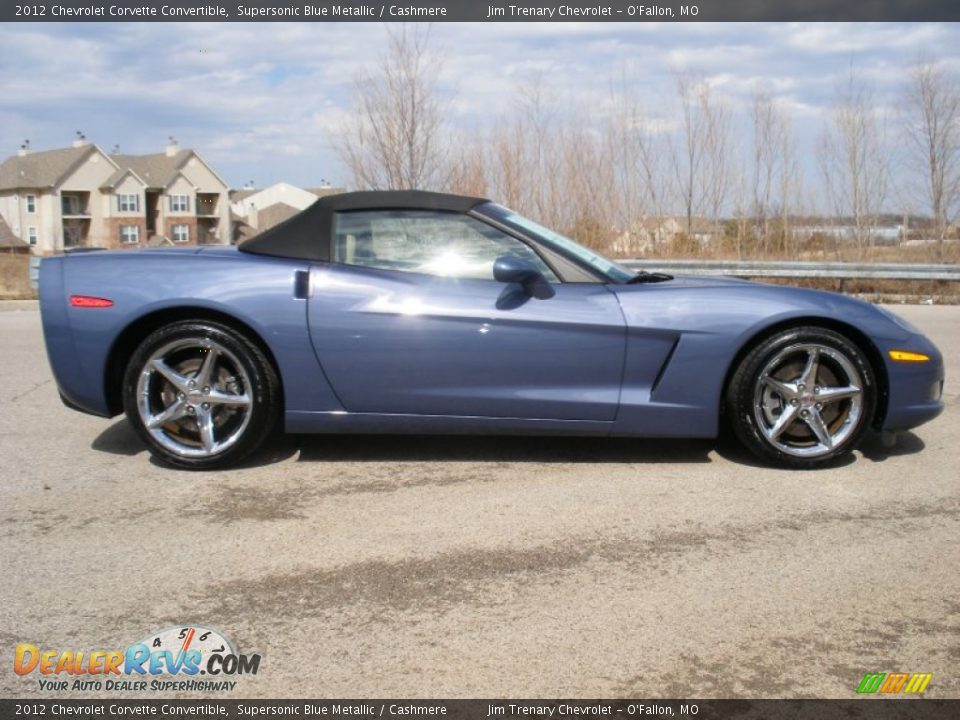 Supersonic Blue Metallic 2012 Chevrolet Corvette Convertible Photo #8