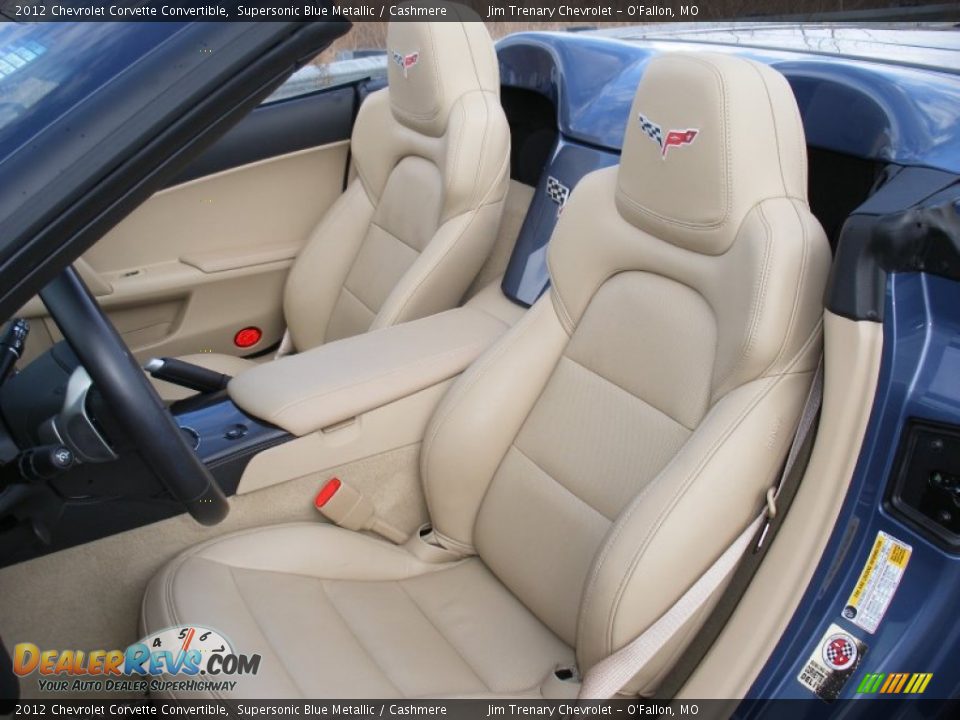Front Seat of 2012 Chevrolet Corvette Convertible Photo #17