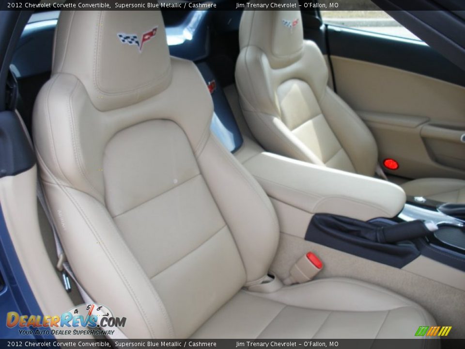 2012 Chevrolet Corvette Convertible Supersonic Blue Metallic / Cashmere Photo #19