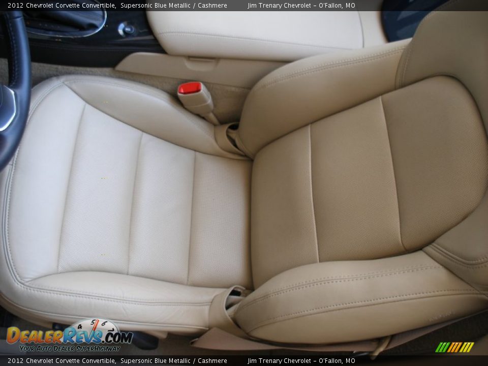 2012 Chevrolet Corvette Convertible Supersonic Blue Metallic / Cashmere Photo #21