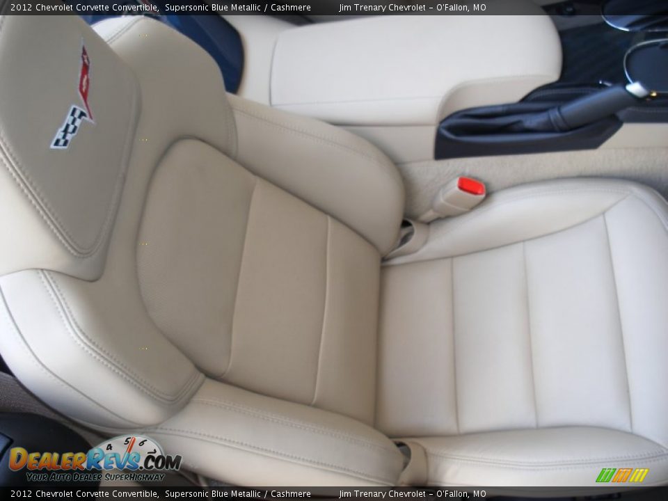 2012 Chevrolet Corvette Convertible Supersonic Blue Metallic / Cashmere Photo #22
