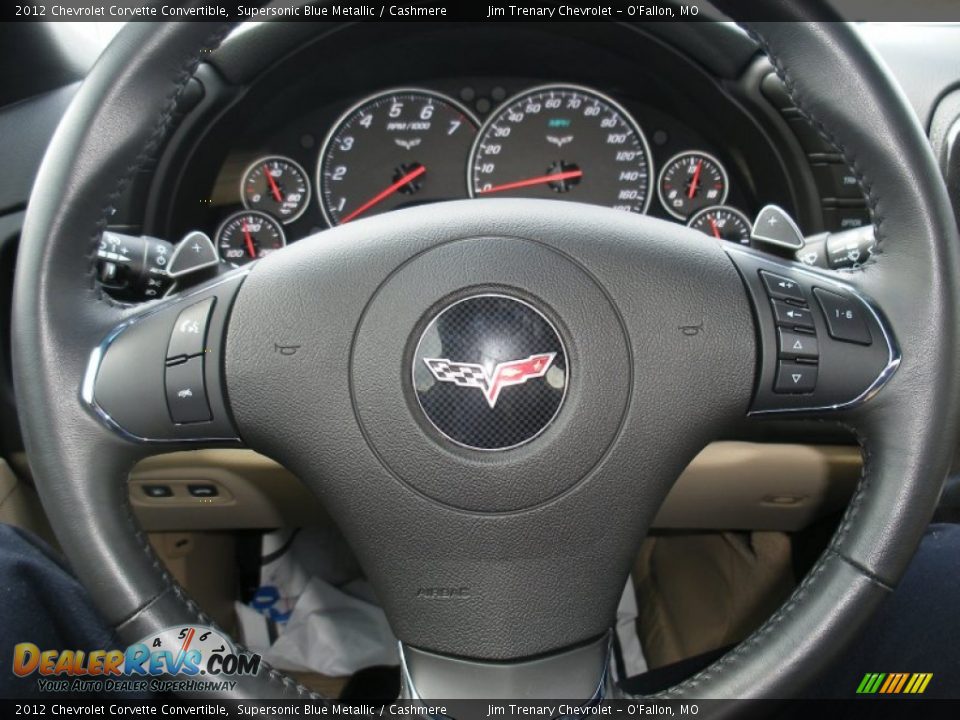 2012 Chevrolet Corvette Convertible Steering Wheel Photo #23