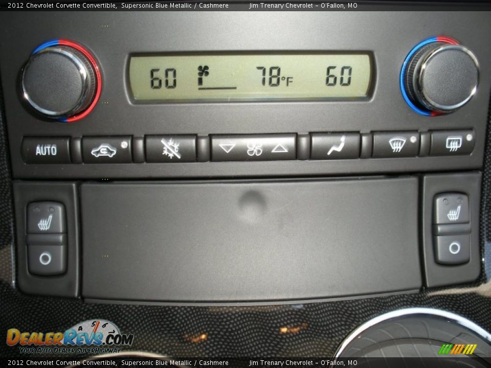 Controls of 2012 Chevrolet Corvette Convertible Photo #29