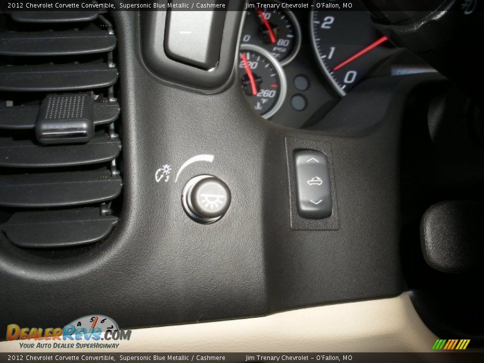 2012 Chevrolet Corvette Convertible Supersonic Blue Metallic / Cashmere Photo #31