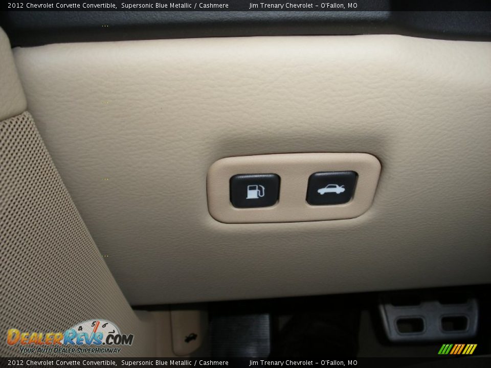 2012 Chevrolet Corvette Convertible Supersonic Blue Metallic / Cashmere Photo #34