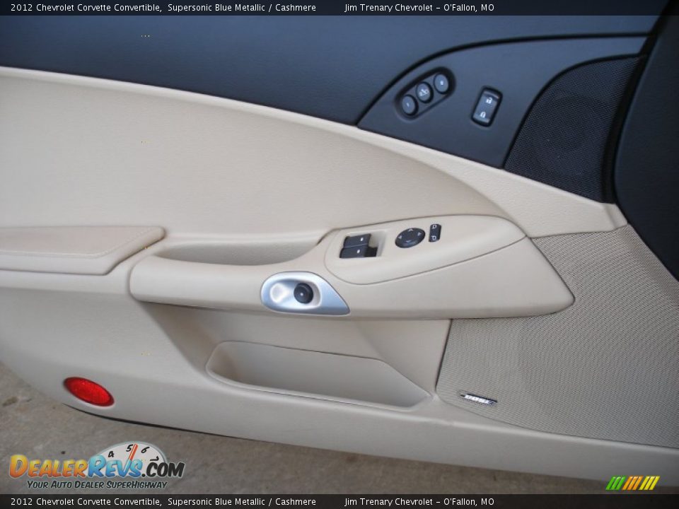 2012 Chevrolet Corvette Convertible Supersonic Blue Metallic / Cashmere Photo #36