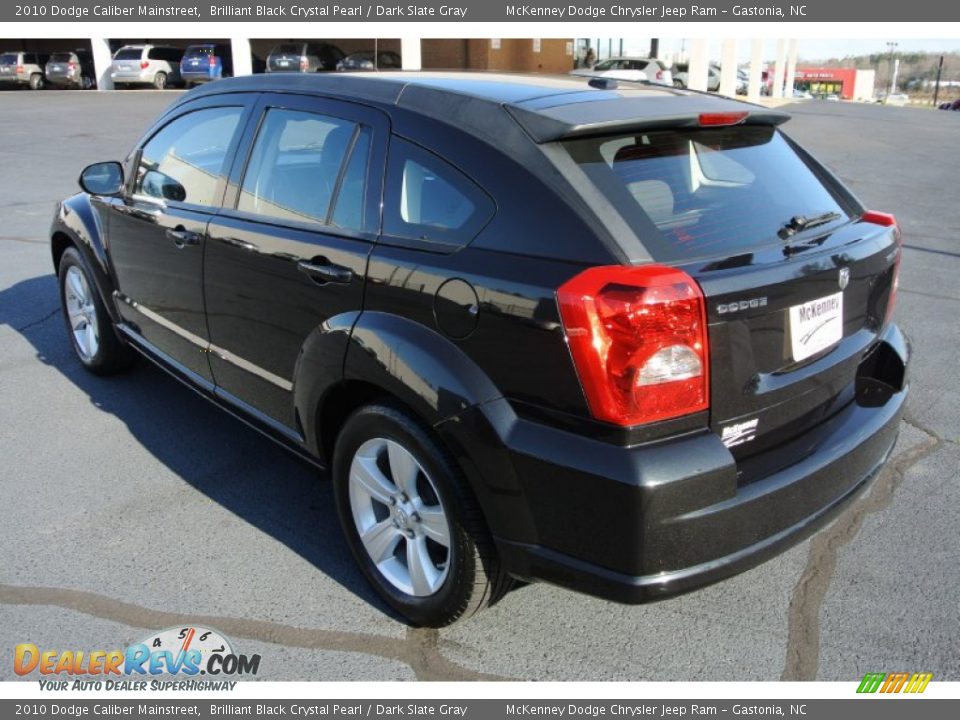 2010 Dodge Caliber Mainstreet Brilliant Black Crystal Pearl / Dark Slate Gray Photo #4