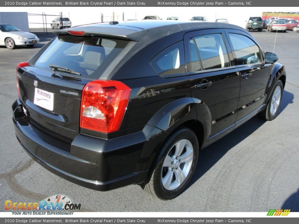 2010 Dodge Caliber Mainstreet Brilliant Black Crystal Pearl / Dark Slate Gray Photo #5