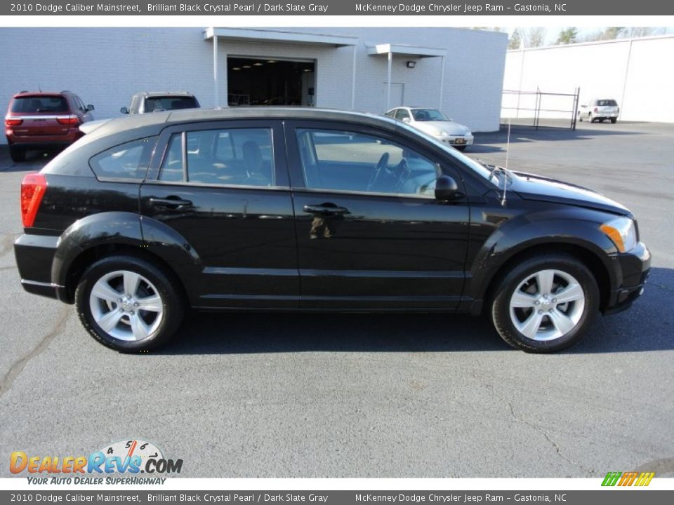 2010 Dodge Caliber Mainstreet Brilliant Black Crystal Pearl / Dark Slate Gray Photo #6