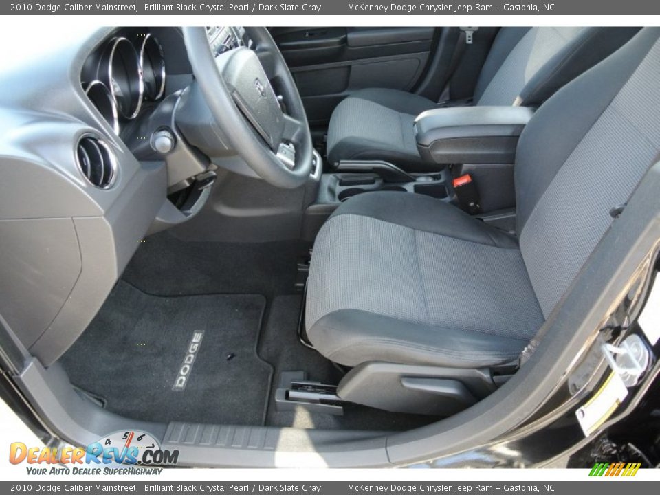 2010 Dodge Caliber Mainstreet Brilliant Black Crystal Pearl / Dark Slate Gray Photo #8