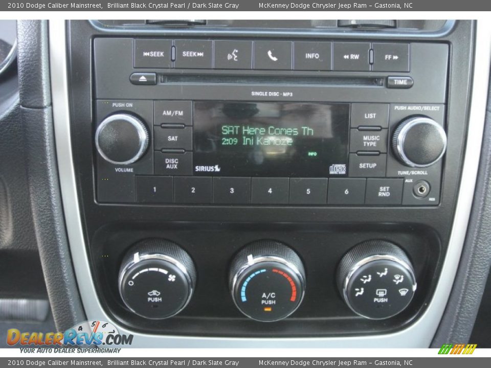 2010 Dodge Caliber Mainstreet Brilliant Black Crystal Pearl / Dark Slate Gray Photo #12