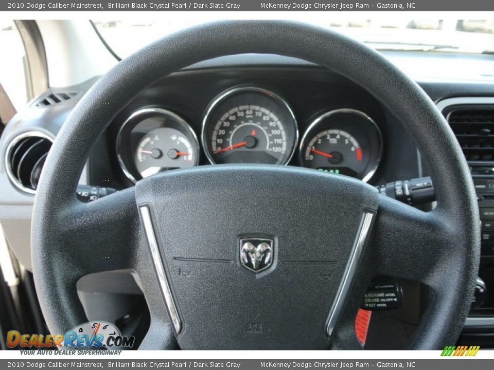 2010 Dodge Caliber Mainstreet Brilliant Black Crystal Pearl / Dark Slate Gray Photo #13