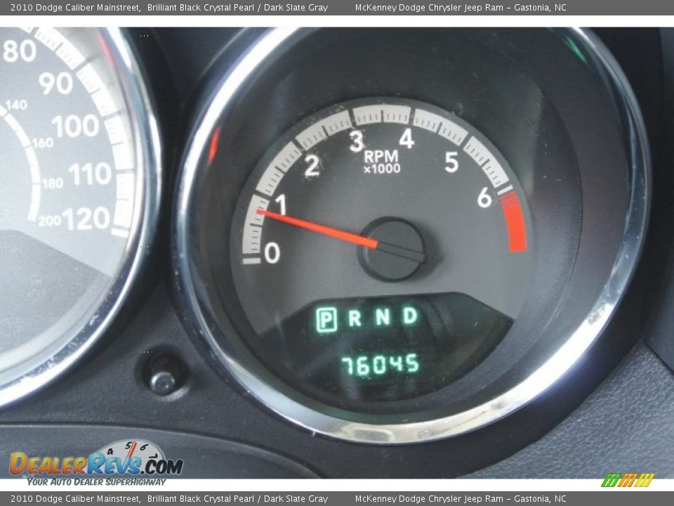 2010 Dodge Caliber Mainstreet Brilliant Black Crystal Pearl / Dark Slate Gray Photo #14