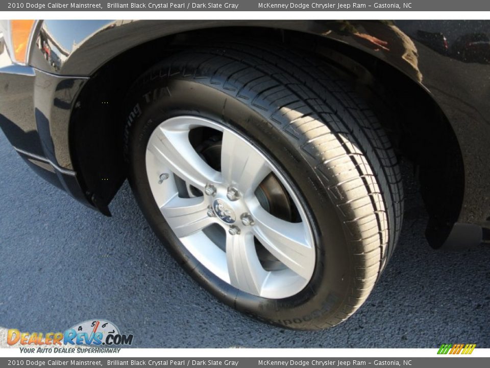 2010 Dodge Caliber Mainstreet Brilliant Black Crystal Pearl / Dark Slate Gray Photo #19