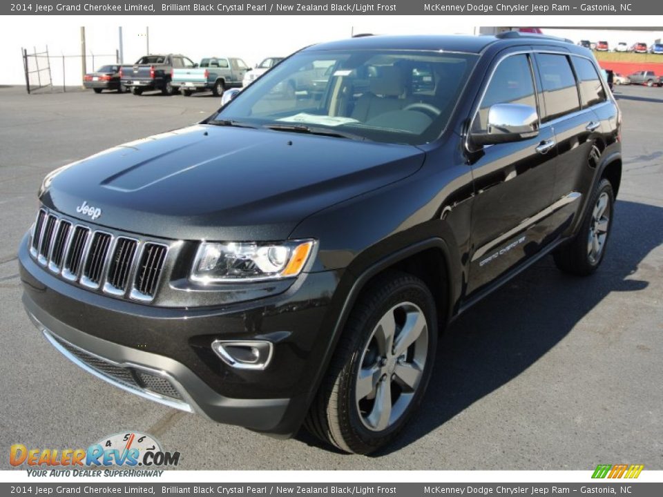 2014 Jeep Grand Cherokee Limited Brilliant Black Crystal Pearl / New Zealand Black/Light Frost Photo #2