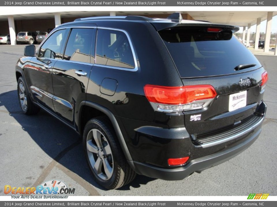 2014 Jeep Grand Cherokee Limited Brilliant Black Crystal Pearl / New Zealand Black/Light Frost Photo #4