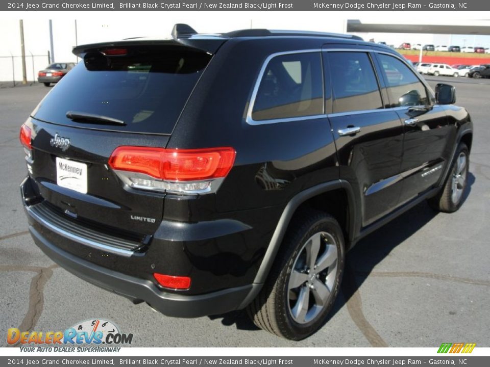 2014 Jeep Grand Cherokee Limited Brilliant Black Crystal Pearl / New Zealand Black/Light Frost Photo #5