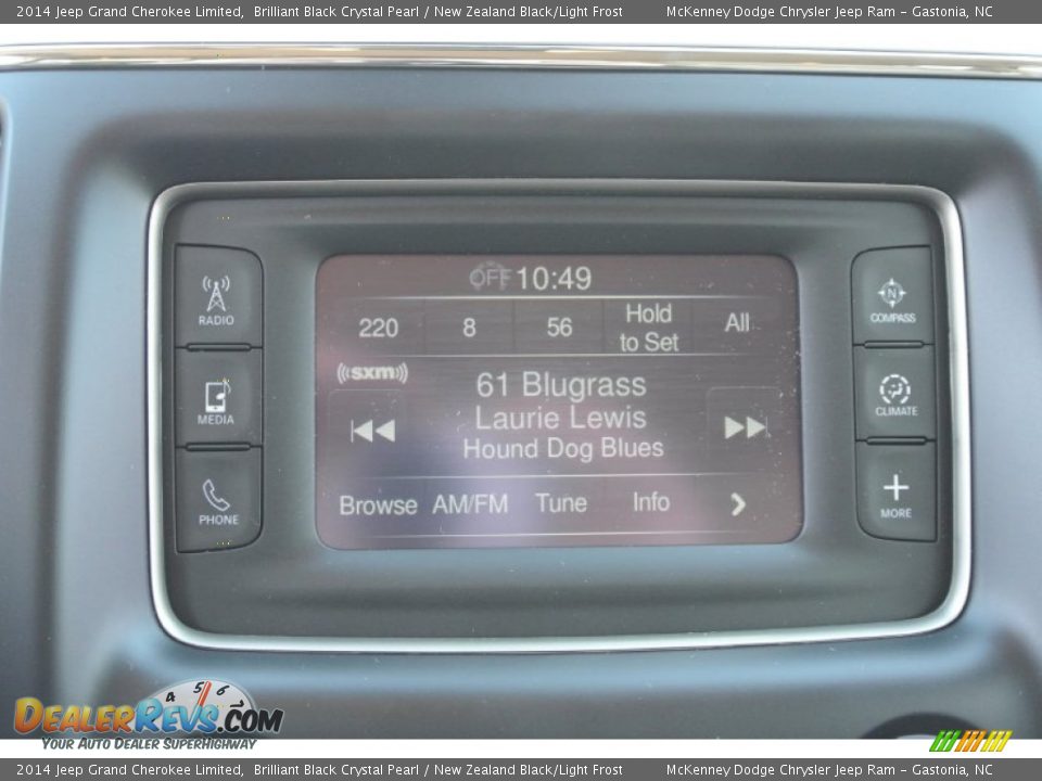 2014 Jeep Grand Cherokee Limited Brilliant Black Crystal Pearl / New Zealand Black/Light Frost Photo #12